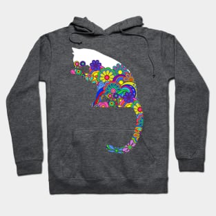 Psychedelic Cat Hoodie